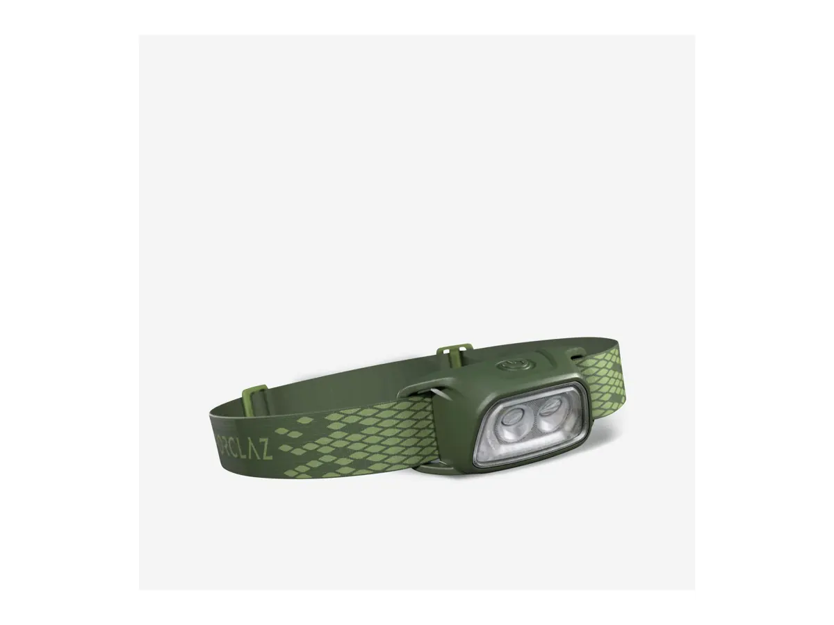 Lampe frontale FORCLAZ HL100 USB verte, référence 8577504.
