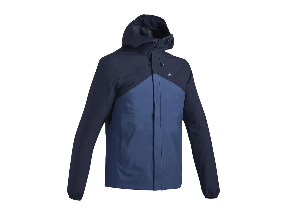 Veste QUECHUA MH100 homme bleu foncé, référence 8585162.